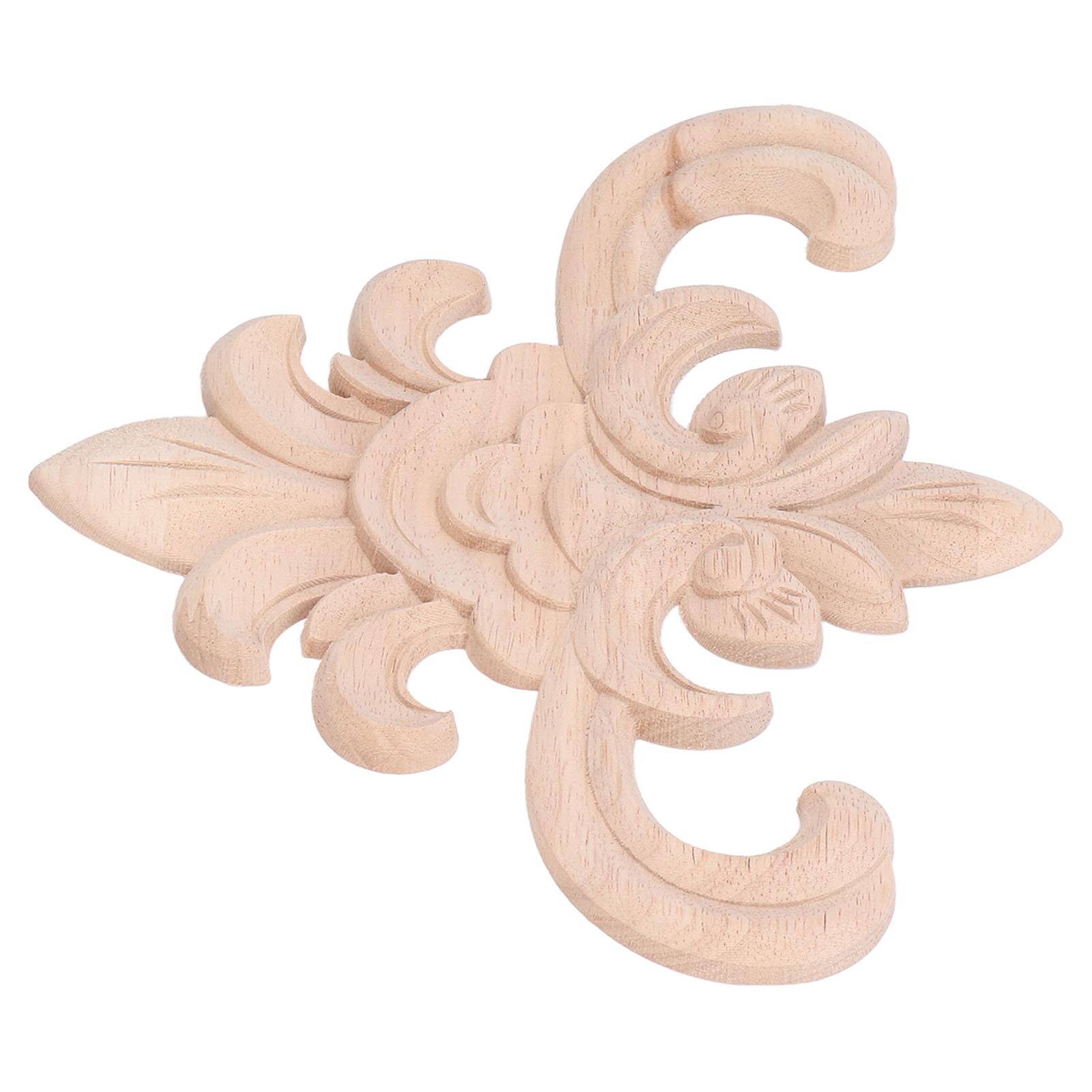 Applique en bois   Installation   Naturelle Écologique   Motif Exquis Sculpture sur Bois Applique