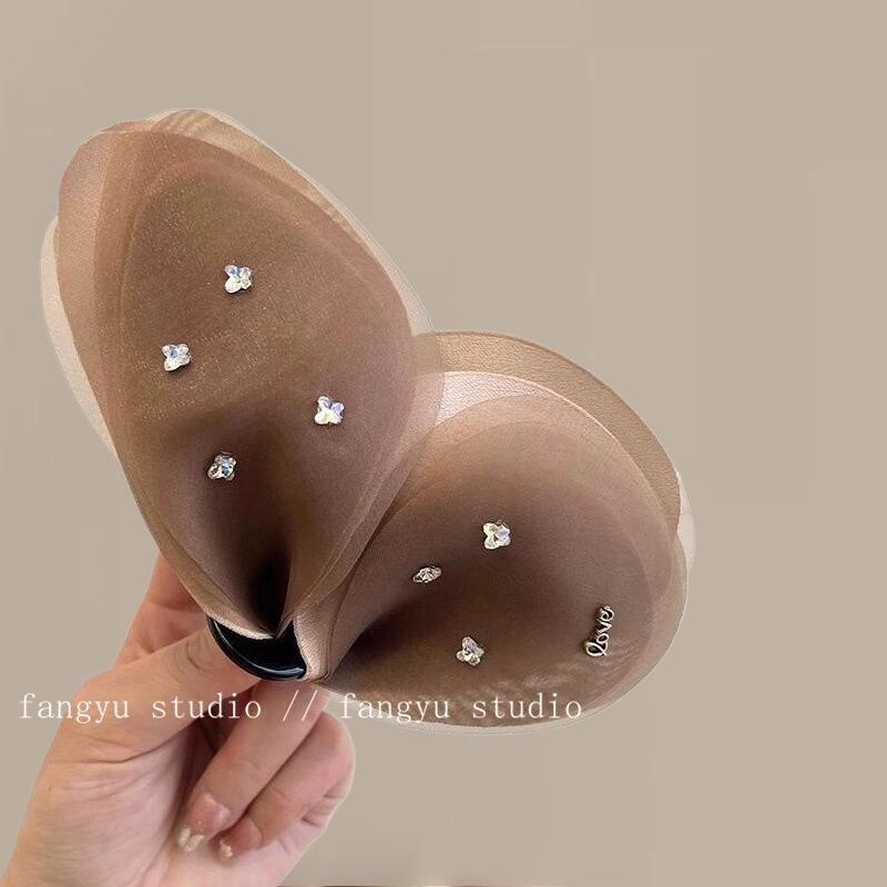 Korean High-End Acrylic Flower Hair Clip for Women - Large Shark Clip for Voluminous Styles