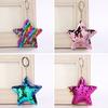 Women Glitter Sequins Star Car Keychain Key Ring Bag Hanging Ornament Pendant