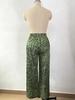 2024 Spring Women's Leopard Print Casual Two-Piece Set: Long Sleeve Top & Pants
