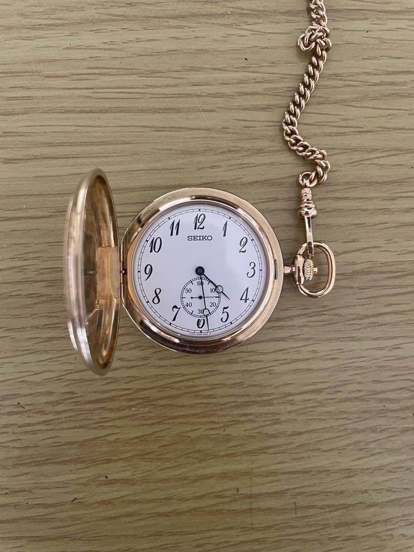 

[USED] Rare Seiko Mechanical 4S28 Pocket Watch, Hand-Wound