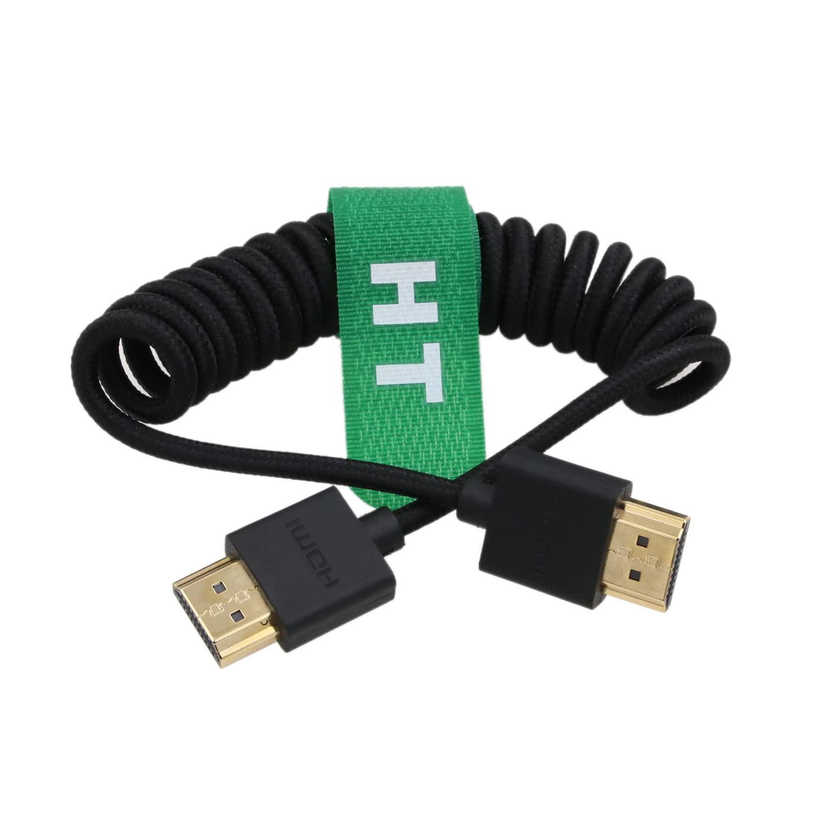 

HangTon HDMI 4K 120p 8K 30p Braided Cable for Atomos Ninja Blackmagic Sony Canon Nikon Camera Type A HDMI V, Monitor, A7siii, R5, 2.1