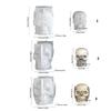 Food Grade Skull Craft Mold Safe Realistic Skull Mold For Kids Resin Art Projects Halloween Home Decoration