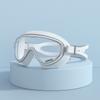 Big-frame Swimming Goggles Three Layers Lens Swimglasses Waterproof Non-slip Anti-fog Goggles Adults Swimming Eyewear Unisex