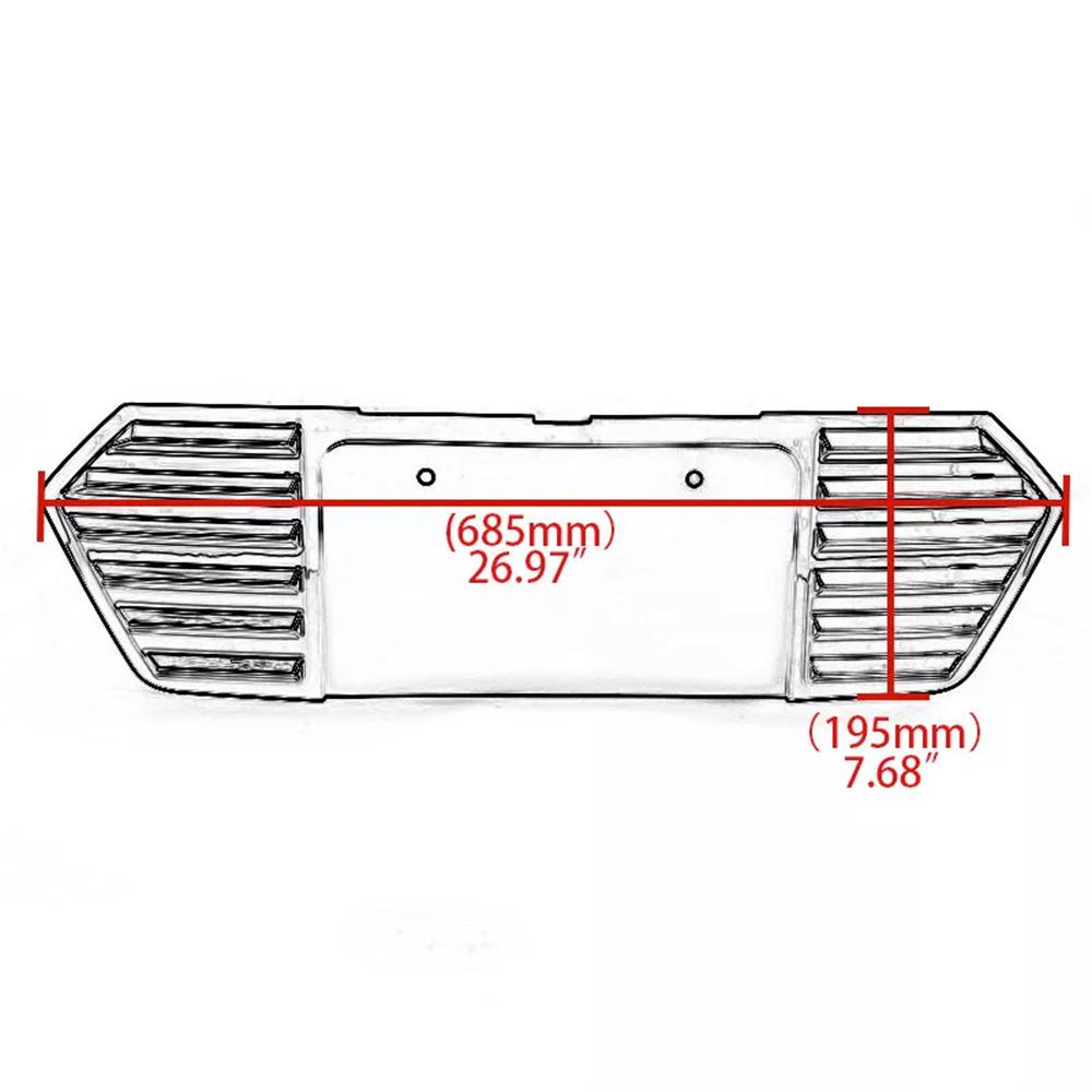 Cadru Placă de Înmatriculare Spate Aspect Fibră de Carbon Pentru Corvette C8 2020-2023