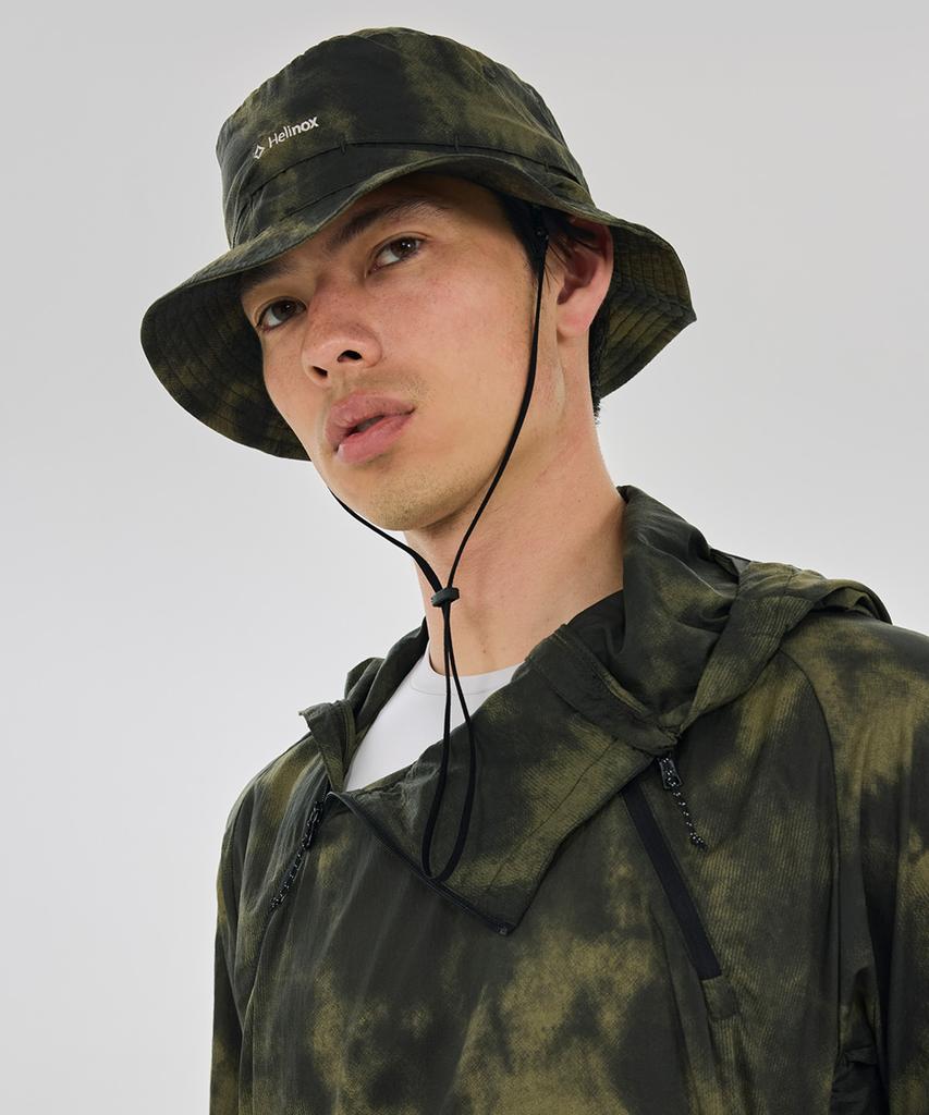 Hellinogseuweeo Natural Camo Bucket Hat_Khaki