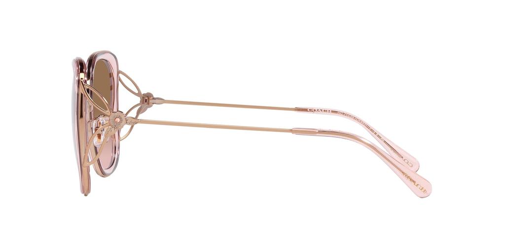 Coach HC7153B CK483 Sonnenbrille TRANSPARENT PINK 54 Damen