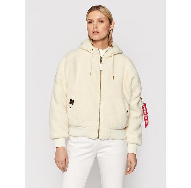 

Демисезонная куртка Alpha Industries Ma-1 Os Hooded Teddy 118002 White Regular Fit L