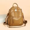 Dámský PU Batoh Retro Cestovní Multifunkční Taška přes Rameno