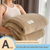 Doppelseitiger dicker Samt-Schal-Decke - Winter Korallenfleece Flanell