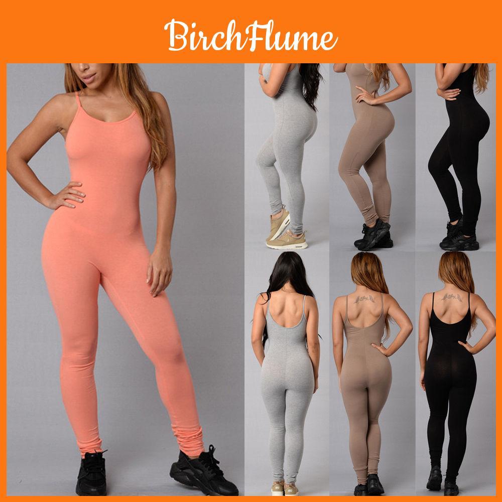 Femme Sans Manche Combi Clubwear Bodycon Combinaison With Sleek Long Pants For Casual And Party Wear
