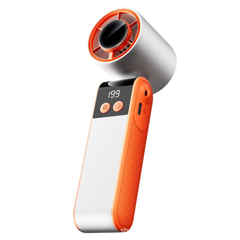 Portable Silent Handheld Fan with Turbine Cooling