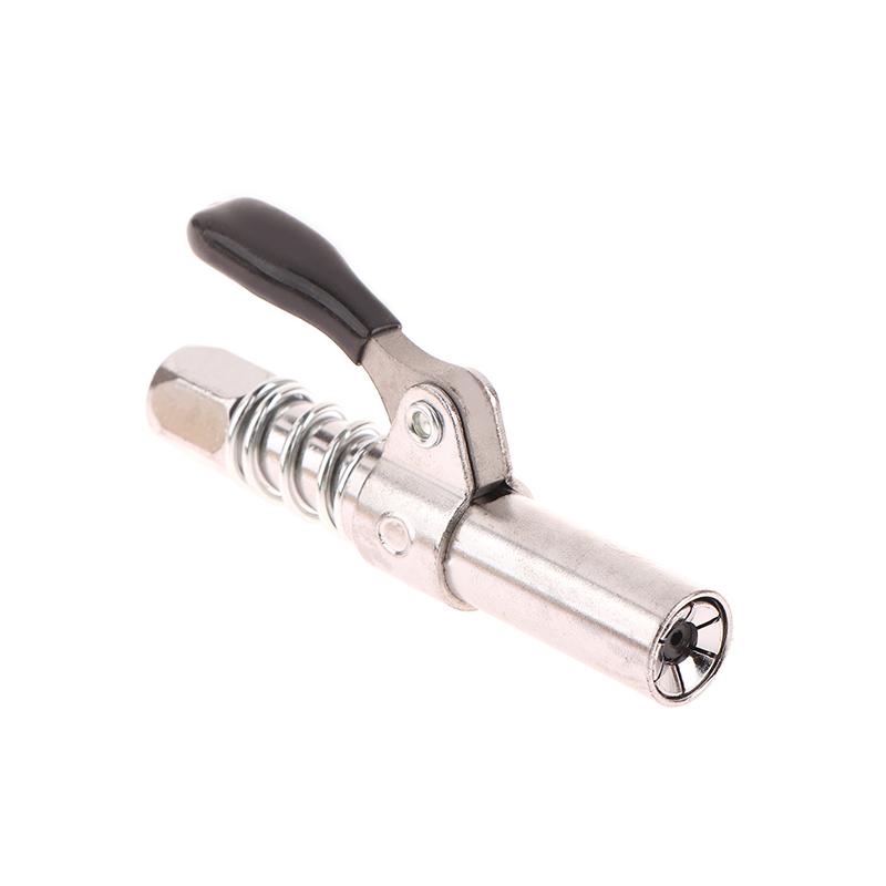

1 шт. Наконечник для шприца для смазки с быстросъемным замком, без протечек, стальной сердечник, соединитель для шприца для смазки высокого давления, мини-соединитель для смазки из нержавеющей стали