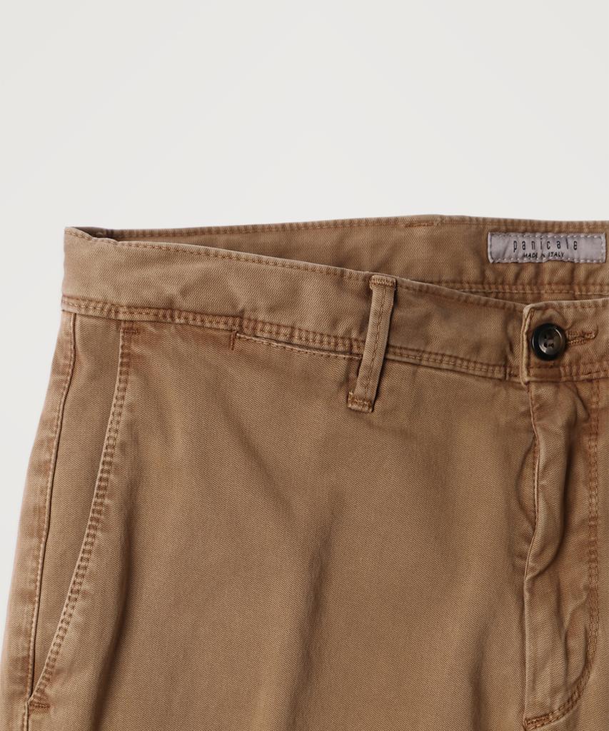 PANICALE Cotton Chino Pants [Beige]