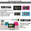 3PCS Mini Car Dashboard Digital Clocks, Small Self-Adhesive Bracket Vehicle Air Vent Electronic Watch with Clear LCD Screen Time & Day Display,