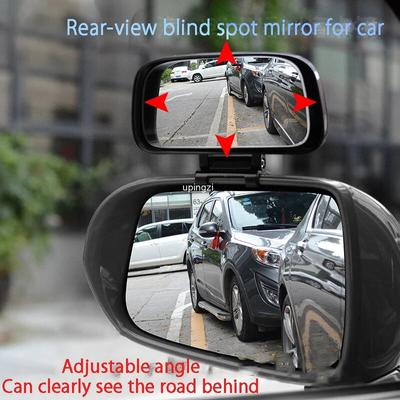 Espejo de Coche Vidrio HD Punto Ciego Ajustable Espejo Gran Angular Ángulo Ángulo Estacionamiento Espejo Retrovisor Espejo Retrovisor Auxiliar