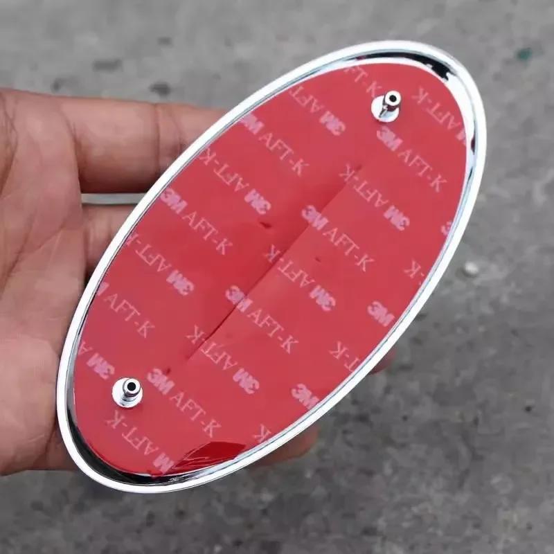 2026 Hot Car Sticker Car Front Gril Front Rear Trunk Emblem Covers Badge Sticker For KIA EV6 Sorento Niro Stinger Ceed Carnival 