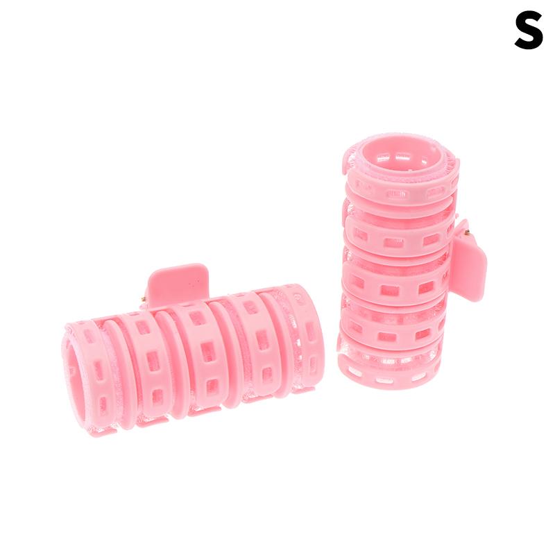 2Pcs Self-Adhesive Bangs Curlers Lazy Spiral Hair Bangs Roll Curler Plastic No Heat Air Diy Hair Curling Styling Tools