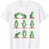 Turtle Yoga Pose Zen Cute Workout Exercise Yogi Funny T-Shirt(1)