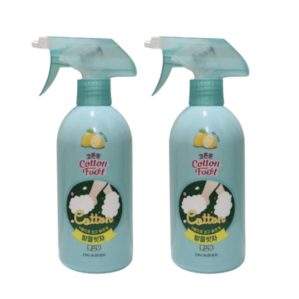 ON THE BODY Cotton Foot Shampoo (Lemon Mint  Scent)  385ml