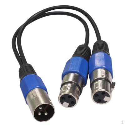 3-poliger XLR-Stecker auf Buchse, Y-Splitter-Mikrofonadapter