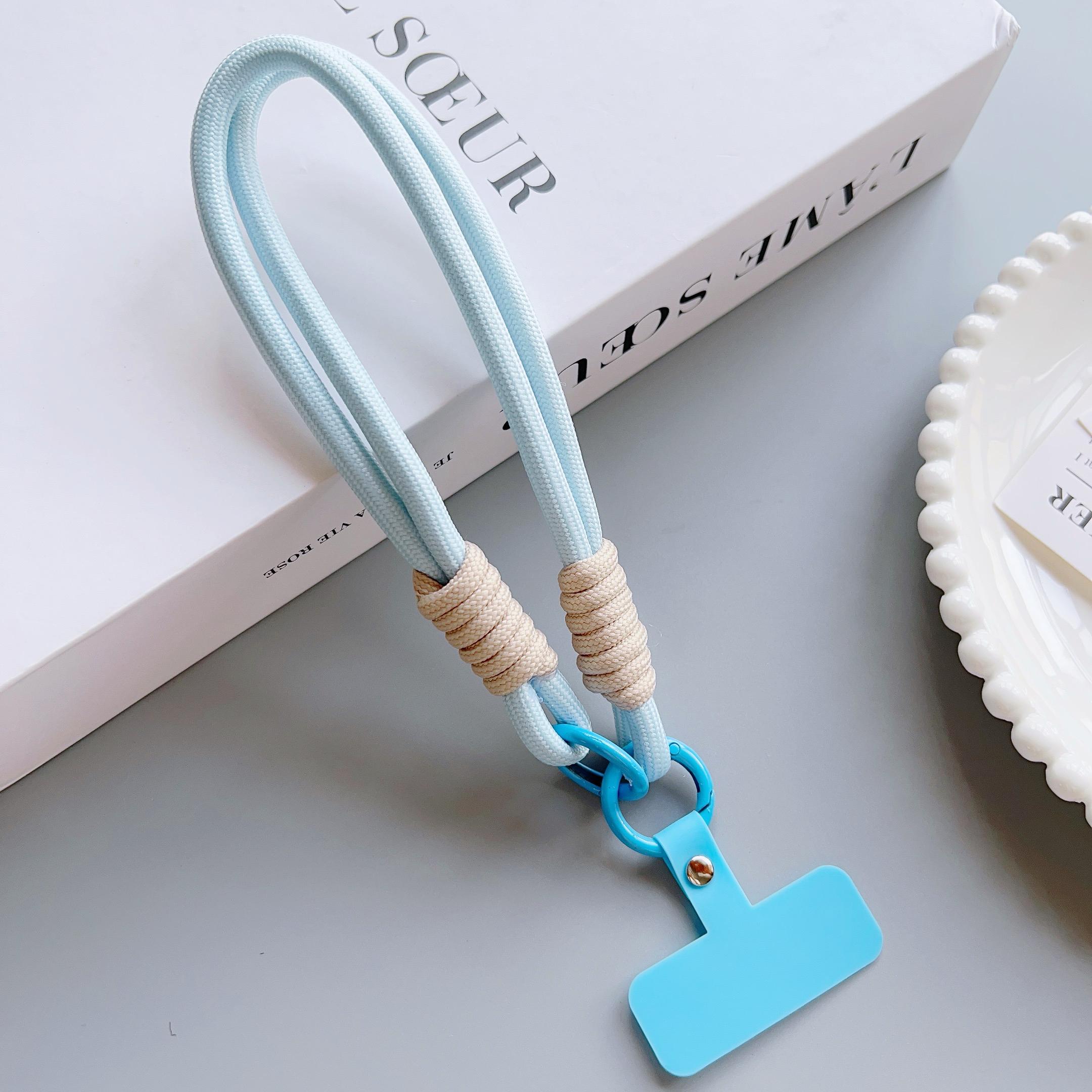 

Fashionable Mobile Phone Lanyard, Short Wrist Strap, Sturdy Silicone Anti-Loss Pendant, Universal Bracelet For keys And Bags Polyester / Nylon