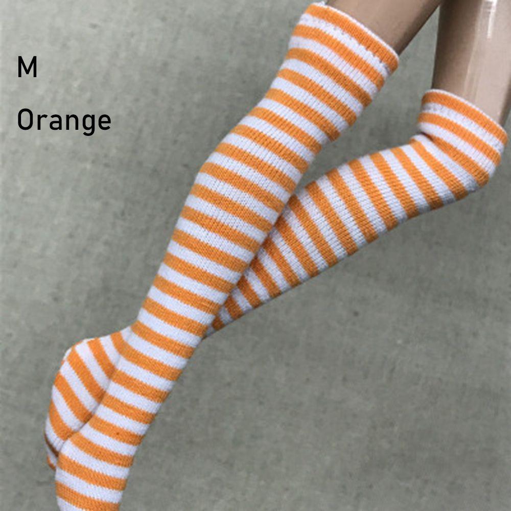 1 Pair Fashion Children  Girl DIY 's Clothes Accessories 1/6  Stockings Christmas Gift Stripe Socks
