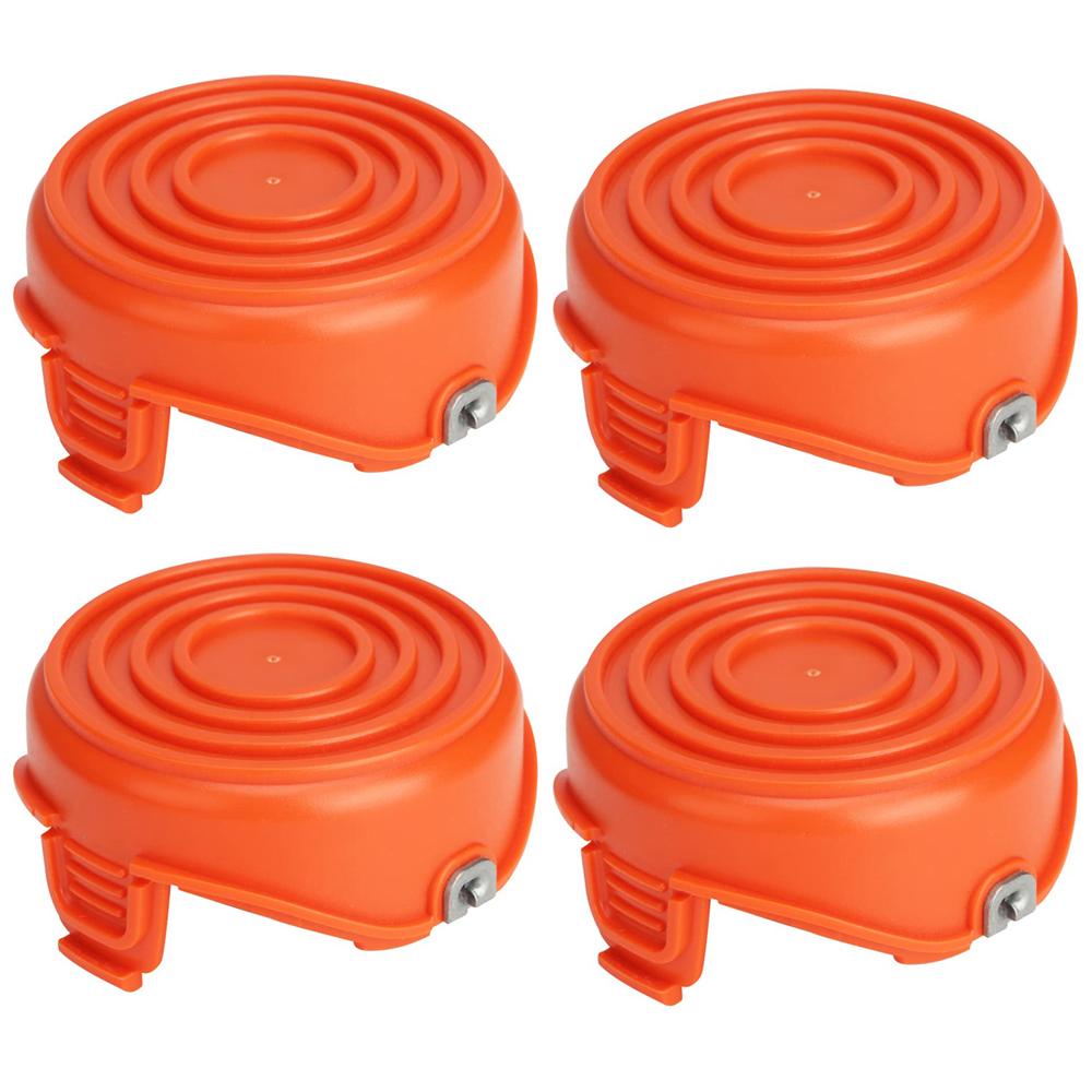 

4Pcs Spool Cap for Black & Decker GH750/GH710/GH700 Lawn Mower,DF-065-BKP/RC-065-P&90517175 A