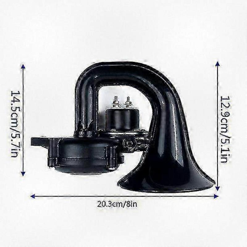 12V/24V Snail Air Horn for Scania & Volvo Trucks - Siren Truck Air Horn Modification Kit