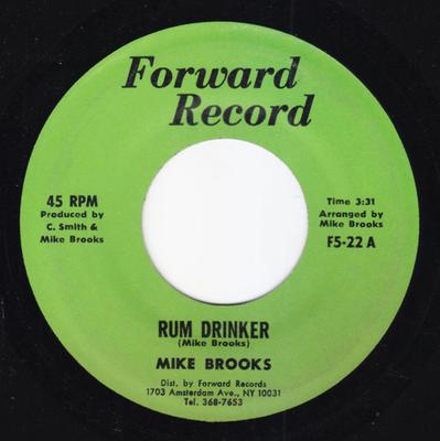 7 collu plate MAIKS BRUKS - Rum Drinker F522 Forward Record ASV regeja, ska un dub mūzika