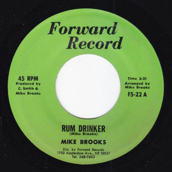 

7inch Record MIKE BROOKS - Rum Drinker F522 Forward Record US Reggae, Ska & Dub Used