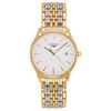 Seria Luya mechanizm kwarcowy wodoodporność 30m męski zegarek Szwajcarski zegarek 38,5 mm biała tarcza Koperta pokryta PVD Pasek pokryty PVD L4.859.2.19.7