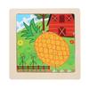 9-Piece Wooden Cartoon Animal Transport Jigsaw Toy for Early Education