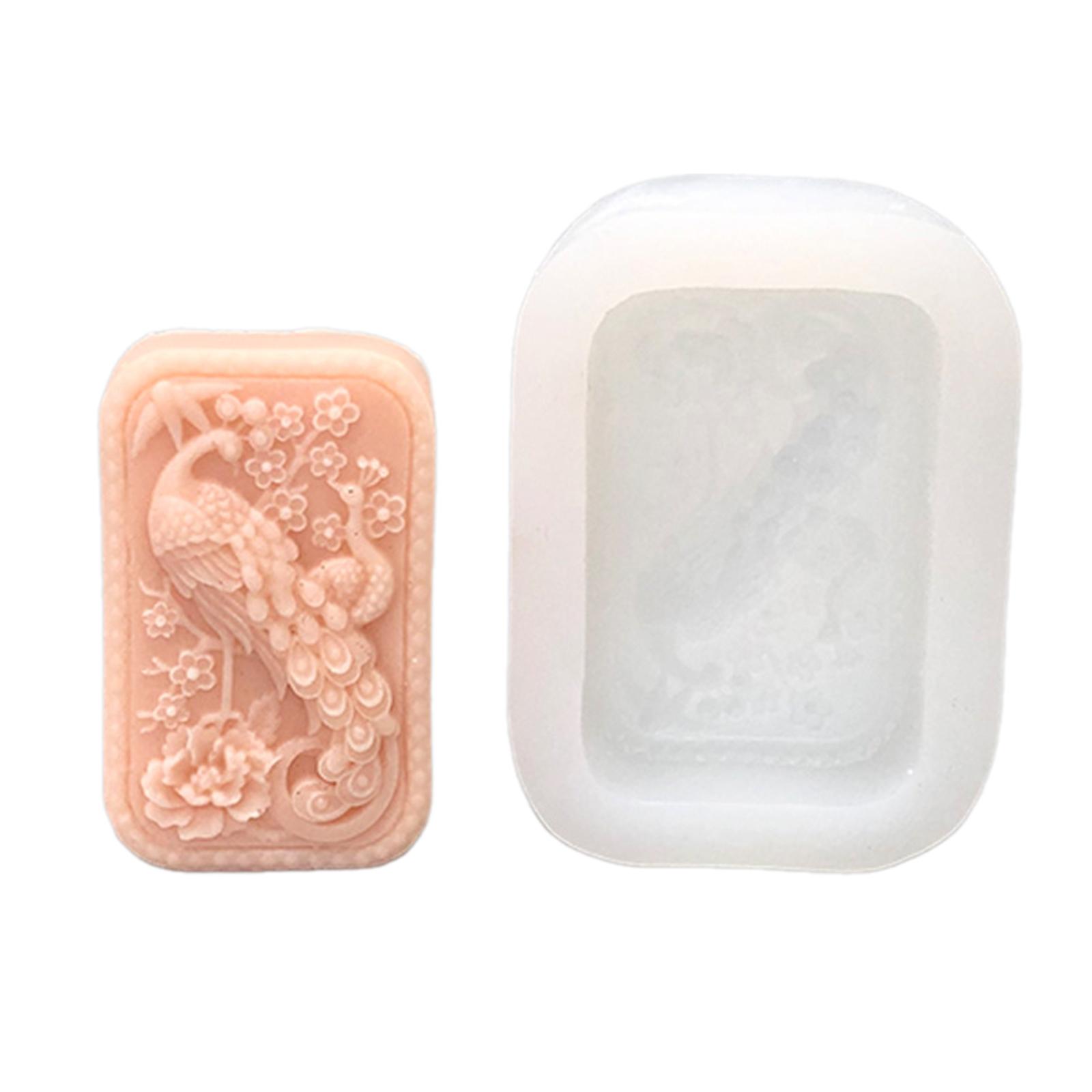 

Soap Crafting Silicone Molds Realistic Peacocks Moulds Handmade Molds Silicone Texture Soap Moulds Craft Supplies