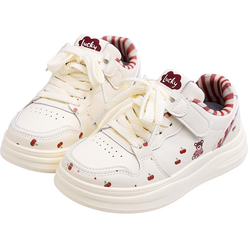 Weiße Mädchen-Skateschuhe - Süß, Weiche Sohle, Lässig & Leicht für Frühling/Herbst 2026