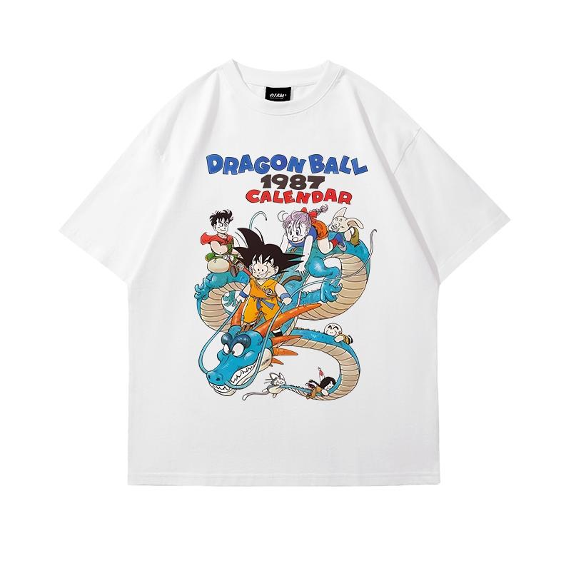 Dragon Ball 2026 Summer 100 Cotton Master Roshi Printed Son Goku Fitness Tshirt Vintage Harajuku Neutral Kids Tshirt Top Y2k