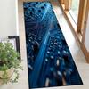 Circuit Board Runner Rug Modern Tech Style Print Soft Non-slip Floor Mat Daily Home Decor Carpet for Hallway Bedroom Gamer Room