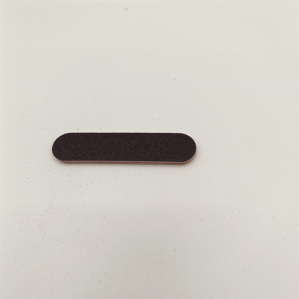 Mini Wearable Nail Art Sanding Strips - Black Surface, Red Core for Nail Removal & Polishing