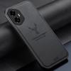 For Honor 300 Case Deer Pattern Cloth Texture PU Leather Hybrid Phone Cover