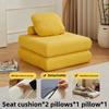 For Stoff-Wohnzimmersofa, Modernes Klappsofa, Bequemer Tatami-Stuhl Für 1 Person, Zum Zerlegen Und Waschen Von Wohnzimmermöbeln