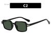 Small Rectangle Sunglasses Women'S Fashion Jelly Color Sun Glasses Summer Uv400