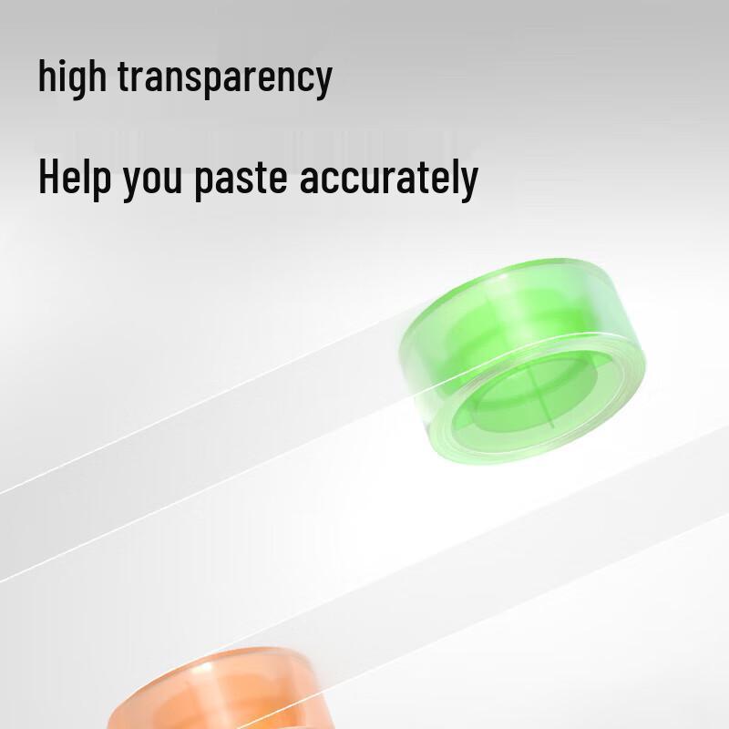Deli Easy-Tear Transparent Tape Set with Dispenser