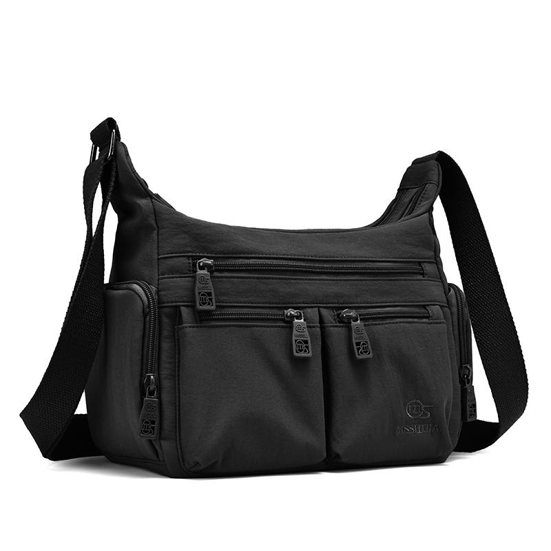 Fashionable Multi Pocket Crossbody Bag with Adjustable Strap and Spacious Design for Daily Use
