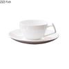 BR160ml Capacity Pure White Coffee Cup White Bone China Milk Mug Home Furnishings Breakfast Cup Leisure Afternoon Black Tea  CupsEY