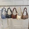 Small design texture bag 2025 new daily simplicity with summer leisure single shoulder folds crossbody armpit