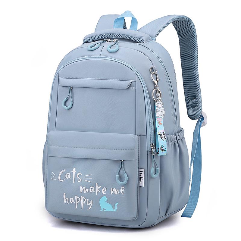 Mädchen Schulrucksack Rosa für Teenager Frauen Kinder Weibliche Schultasche Grundschule Oberstufe Teenager Kind Kinder One size blau