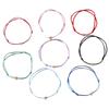 Set of 8 Delicate and Fashionable Heart Bracelets Delicate Heart Rope Stylish Hand Jewelry for Fashion Individuals