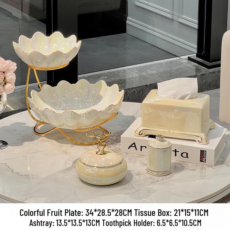 European Style Multi-Layer Dessert & Fruit Platter Set