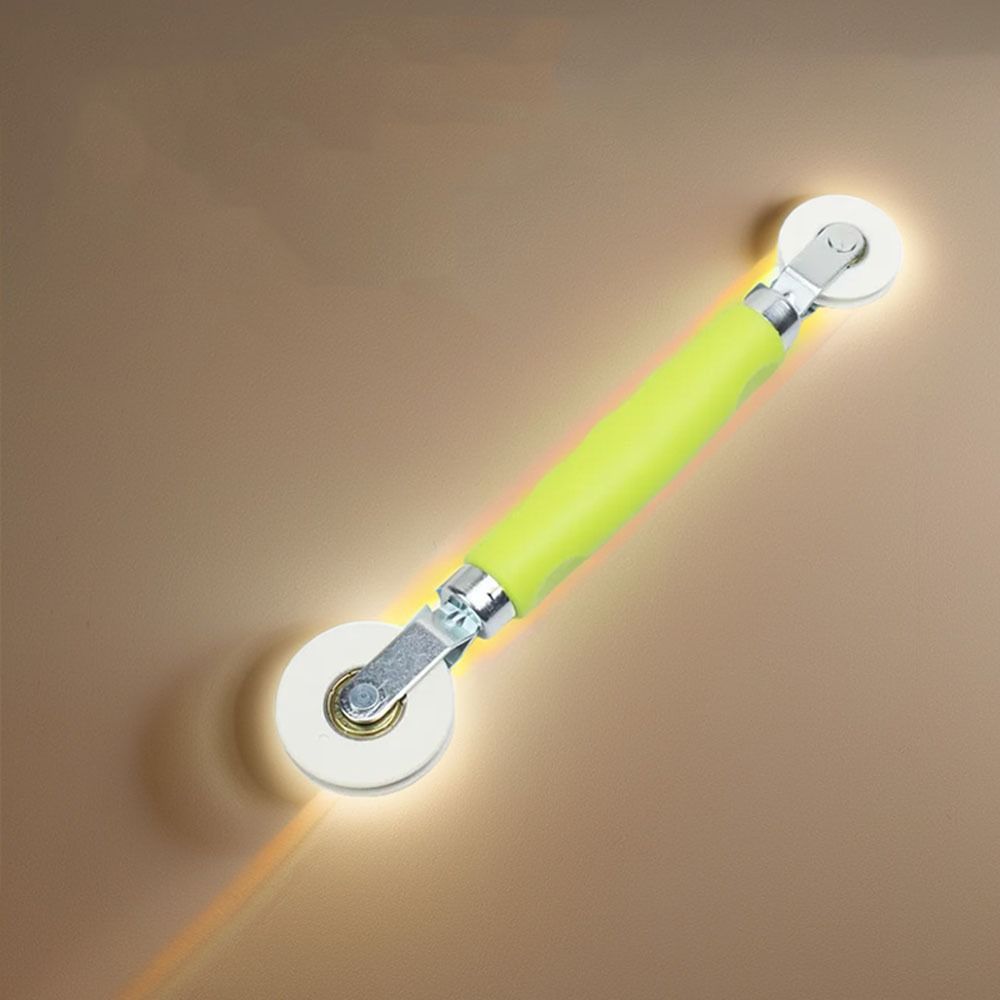 

Fixed Auxiliary Hand Crank Spline Roller Smooth Pressure Wheel Line Light зелений