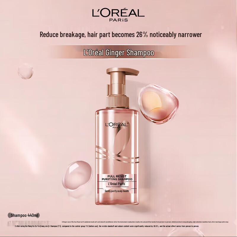 L'Oréal Elvive Strengthening & Smoothing Ginger Shampoo